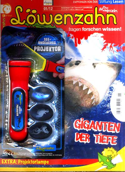 Letztes Löwenzahn Magazin von Ehapa 2012